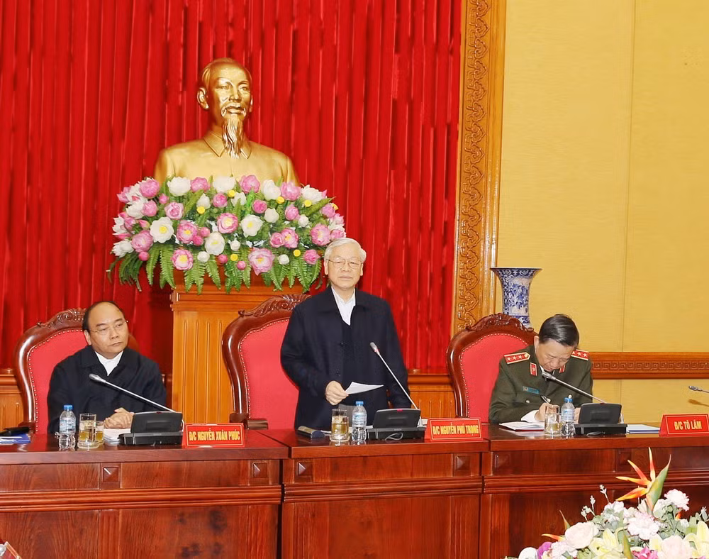 Phiên họp thường kỳ Ban Thường vụ Đảng ủy Công an Trung ương ảnh 1
