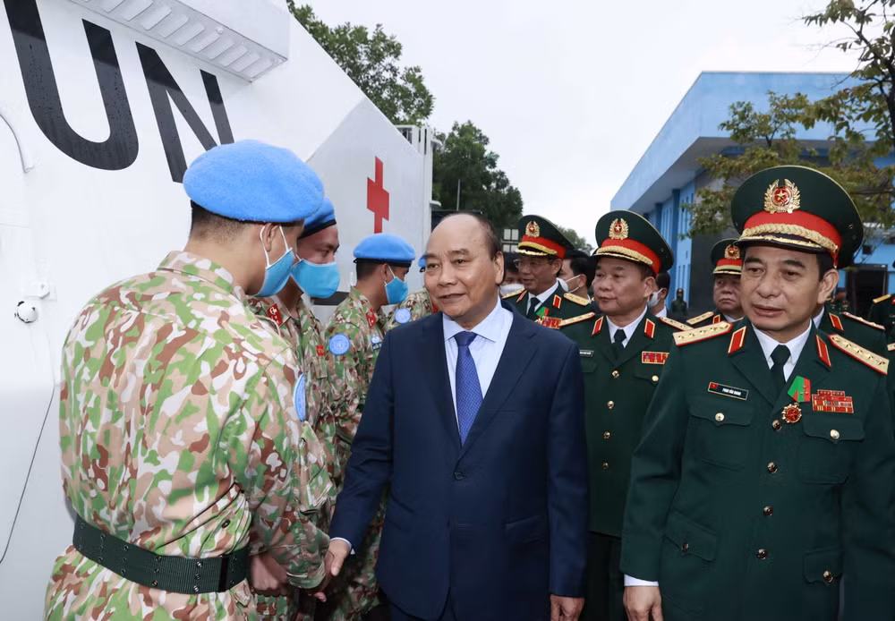 Chủ tịch nước: Từng bước mở rộng địa bàn tham gia gìn giữ hòa bình LHQ ảnh 1
