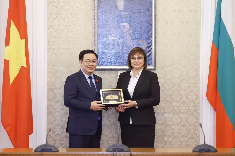 Chủ tịch Quốc hội Vương Đình Huệ tiếp Chủ tịch Đảng Xã hội Bulgaria ảnh 2