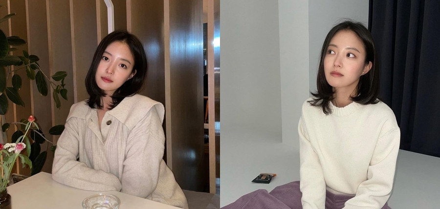 Tóc lửng - kiểu tóc được nhiều cô nàng nổi tiếng Hàn Quốc ưa chuộng ảnh 4