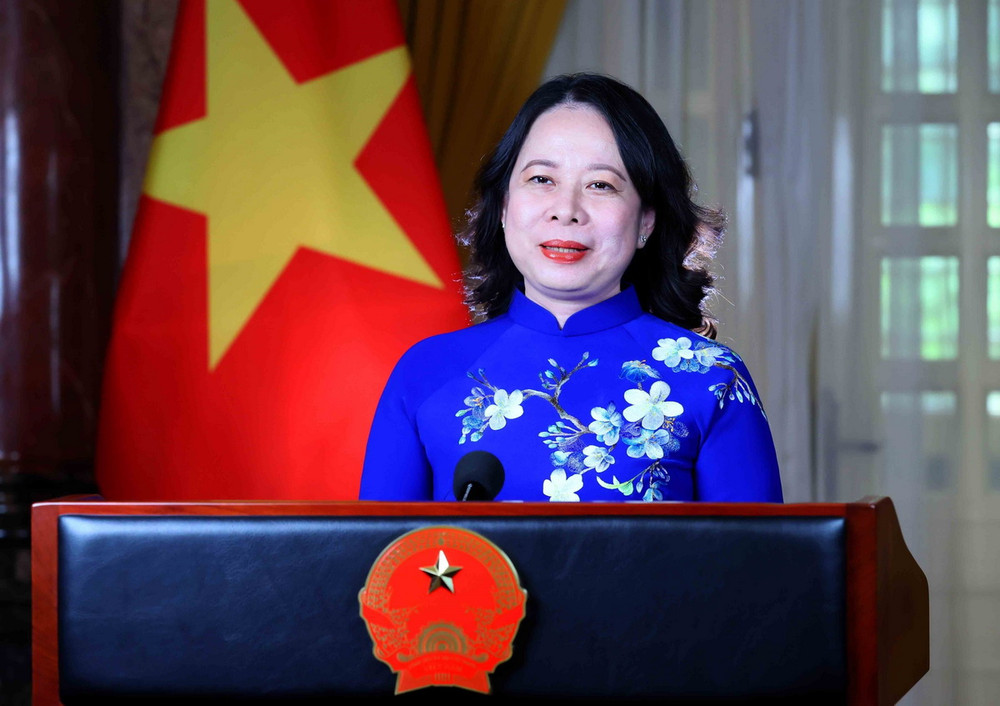 Image hình ảnh hình ảnh hình ảnh Phó Chủ tịch Xuân - Phó Chủ tịch nước phát biểu tại Phiên toàn thể Diễn đàn Phụ nữ Á ...