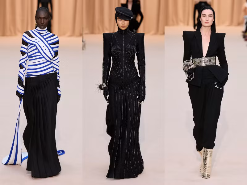 Sự nổi loạn và phá cách đặc trưng trong bộ sưu tập mới của Balmain ảnh 13