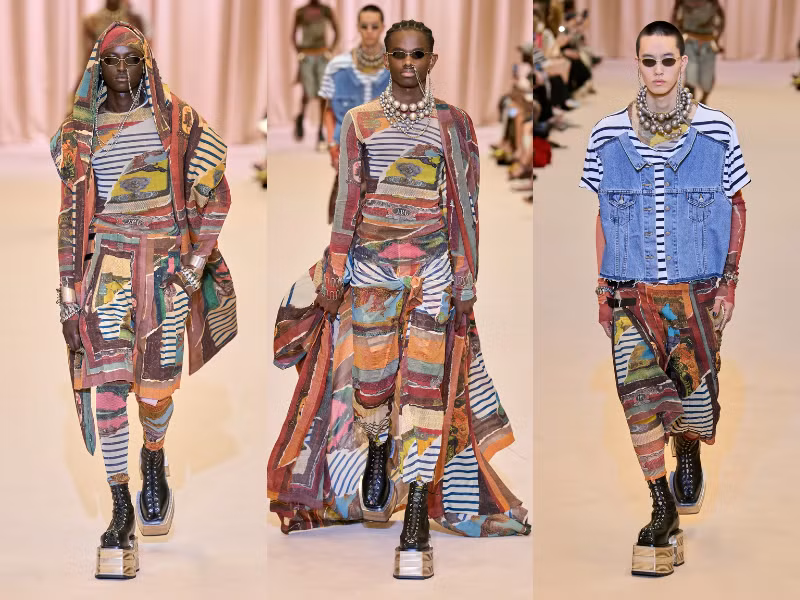 Sự nổi loạn và phá cách đặc trưng trong bộ sưu tập mới của Balmain ảnh 2