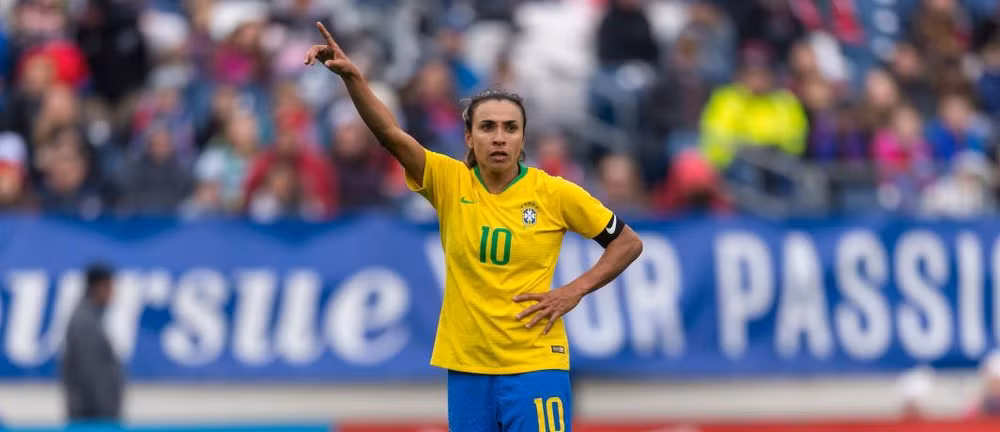 "Cô gái Vàng" bóng đá Brazil lập kỷ lục ghi bàn tại một kỳ World Cup ảnh 1