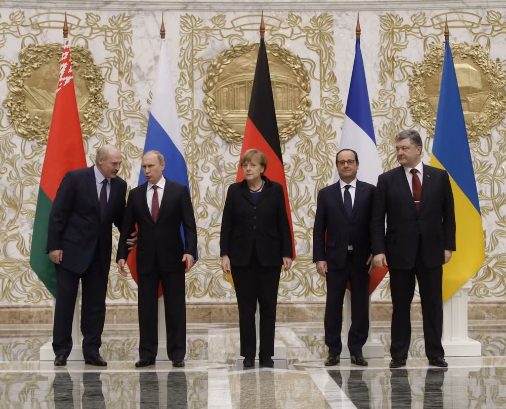 Hòa đàm Minsk: Bốn nhà lãnh đạo đều ủng hộ chủ quyền của Ukraine ảnh 1