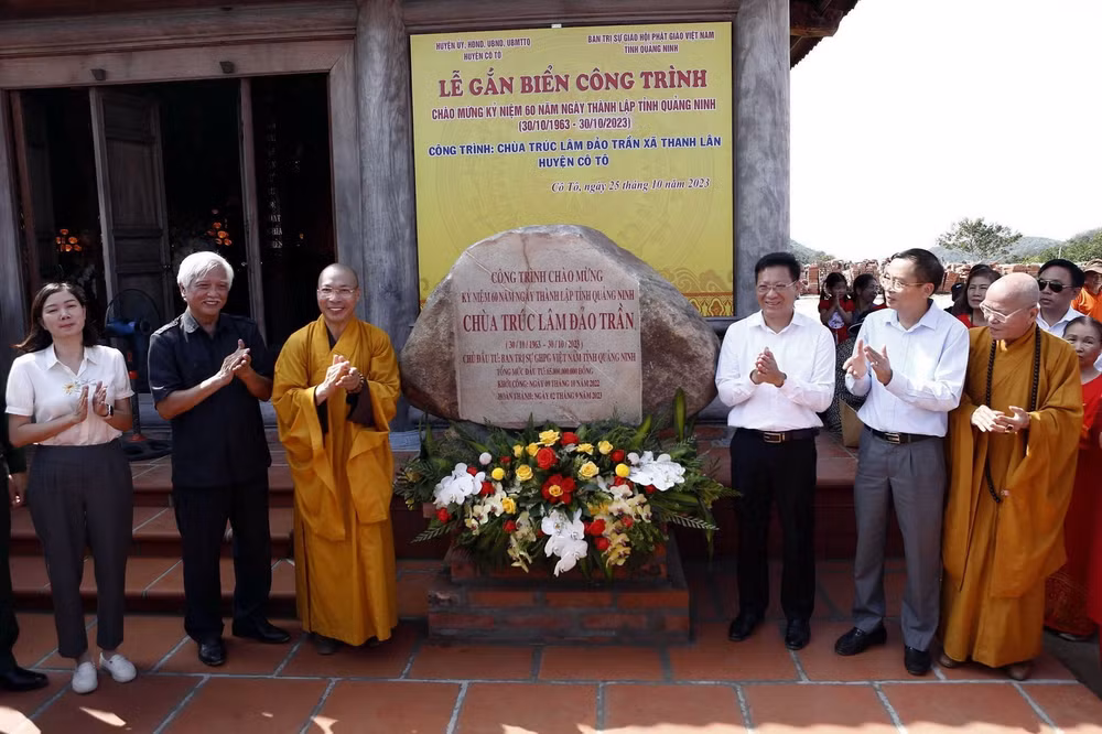 Quảng Ninh: Khánh thành giai đoạn 1 công trình chùa Trúc Lâm Đảo Trần ảnh 2
