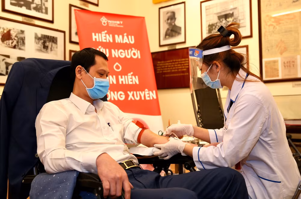 Ủy ban Trung ương MTTQ Việt Nam phát động toàn dân hiến máu ảnh 1