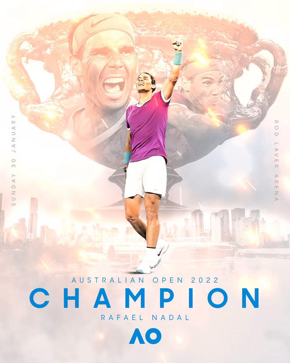 Nadal tràn ngập cảm xúc khi lập kỷ lục giành 21 danh hiệu Grand Slam ảnh 2