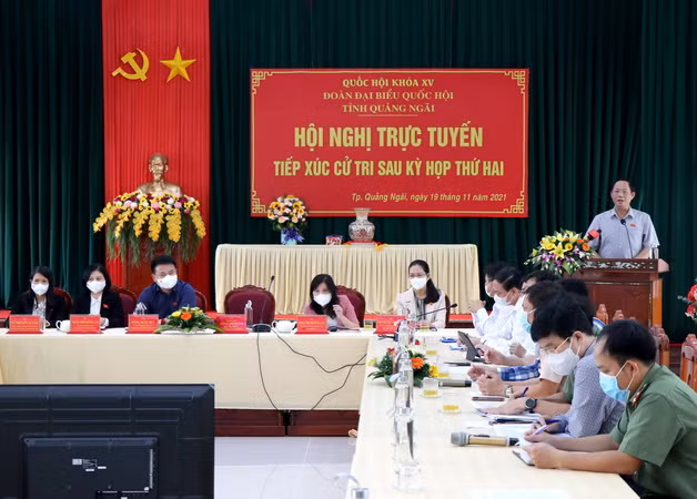 Phó Chủ tịch Quốc hội Trần Quang Phương tiếp xúc cử tri Quảng Ngãi ảnh 2