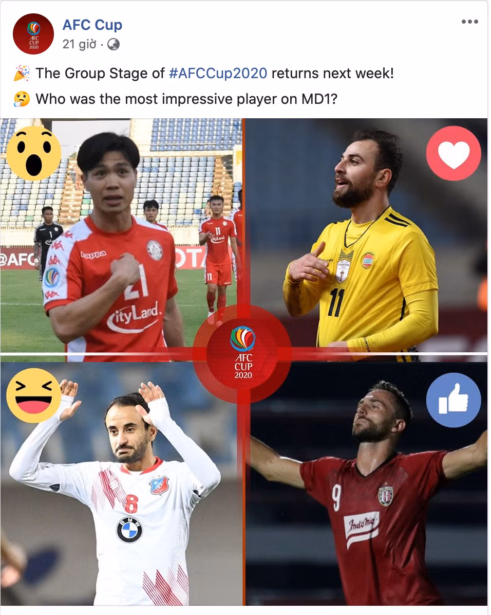 Công Phượng và Văn Quyết được AFC Cup vinh danh ảnh 1