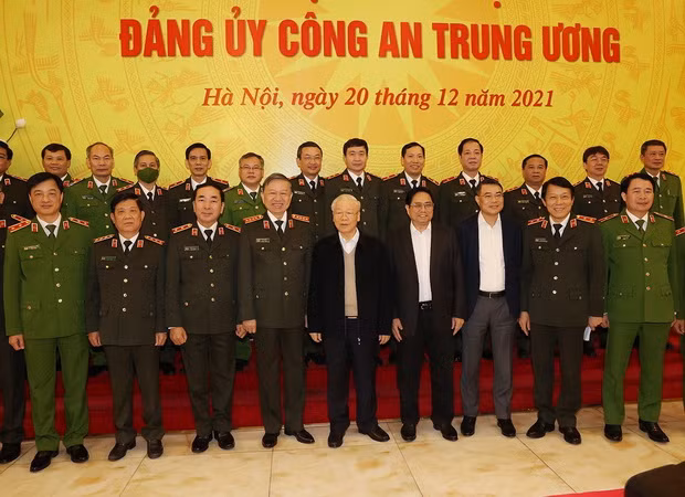 Tổng Bí thư Nguyễn Phú Trọng dự Hội nghị Đảng ủy Công an Trung ương ảnh 4