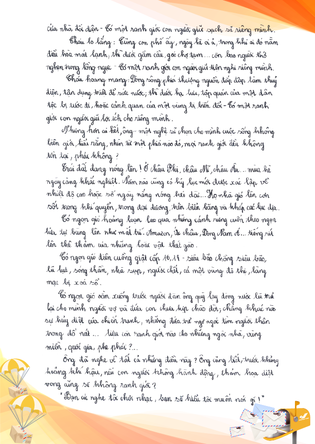 Nam sinh giành giải Nhất UPU nhờ ý tưởng hóa thân thành ngọn gió ảnh 3