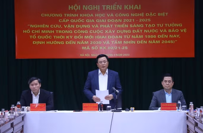 Nghiên cứu, vận dụng và phát triển sáng tạo tư tưởng Hồ Chí Minh ảnh 1