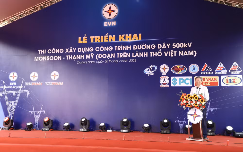 EVN phát động thi công xây dựng đường dây 500kV Monsoon-Thạnh Mỹ ảnh 2