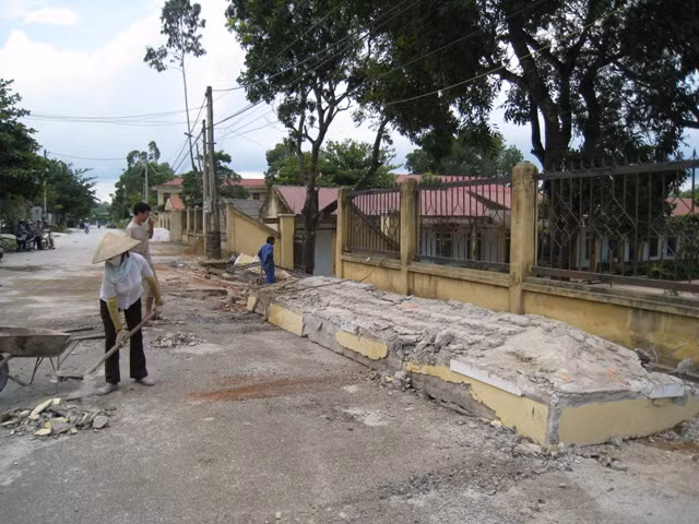 Sập sàn bêtông công trình làm một công nhân thiệt mạng ảnh 1