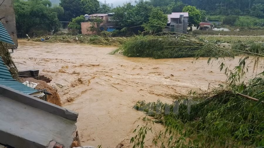 Lũ trên sông Hồng lên cao bất thường vào đầu Đông sau 30 năm ảnh 1