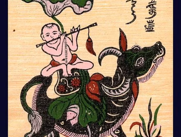 Tìm hiểu ý nghĩa hình tượng con trâu trong tranh dân gian Đông Hồ ảnh 2