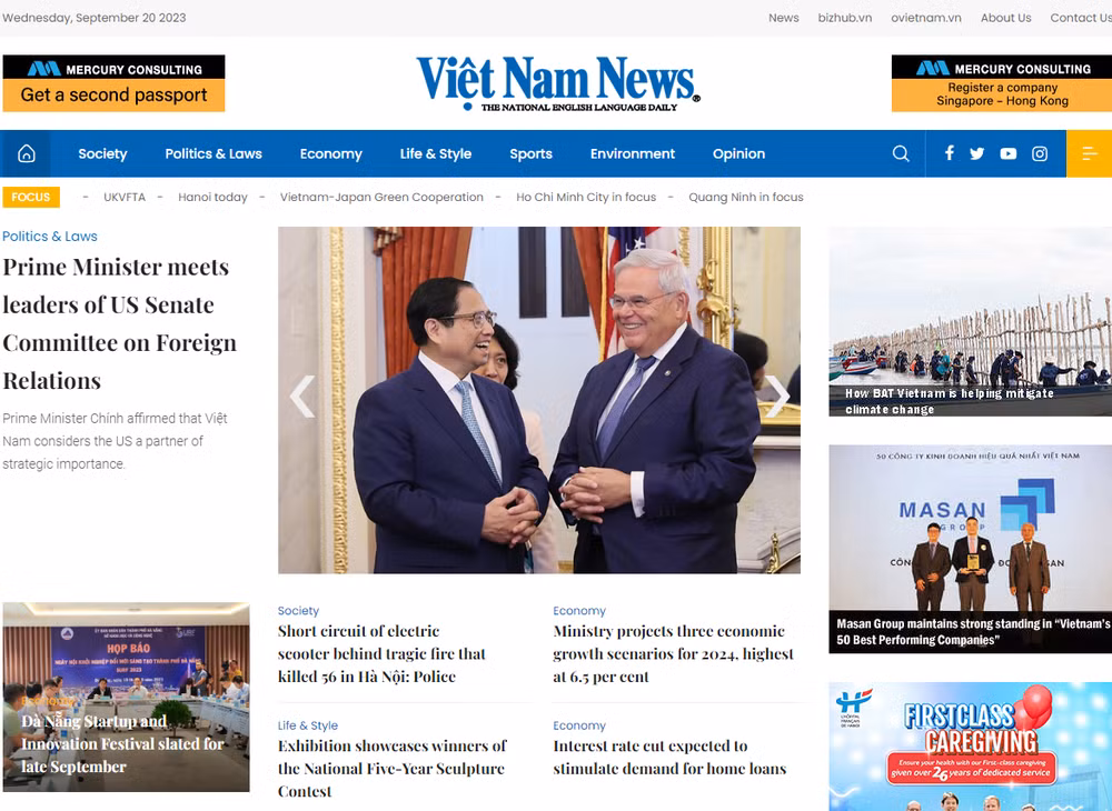 Báo Việt Nam News thông báo tuyển dụng phóng viên Tiếng Anh ảnh 1