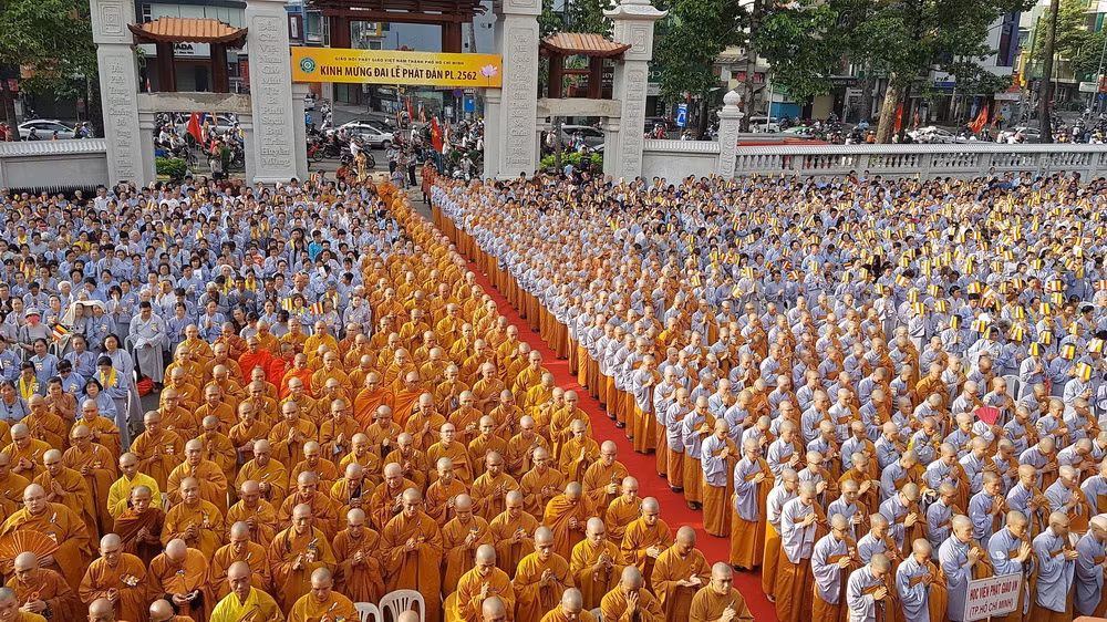 Đại lễ Phật đản Phật lịch 2562 tại Thành phố Hồ Chí Minh ảnh 1