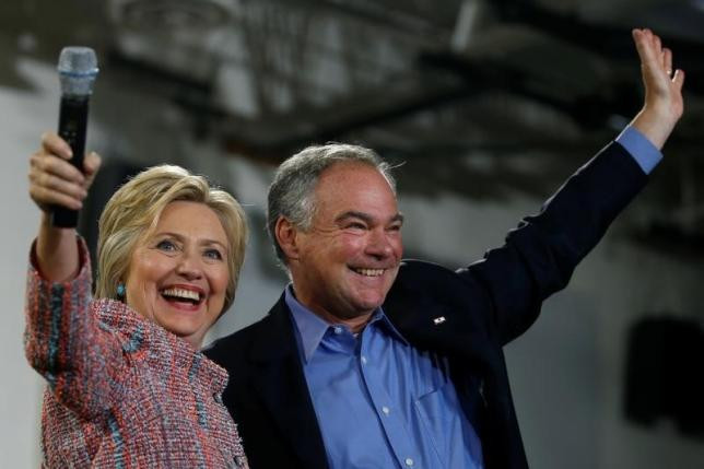 Bà Hillary Clinton chính thức chọn ông Tim Kaine làm "phó tướng" | Vietnam+  (VietnamPlus)