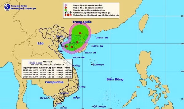 Áp thấp nhiệt đới khả năng mạnh thêm, Bắc và Bắc Trung Bộ vẫn có mưa ảnh 1