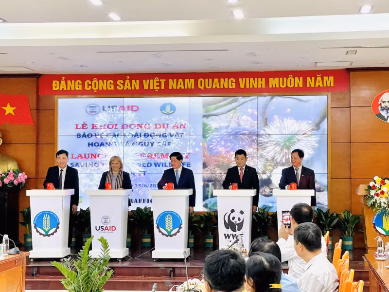 Khởi động dự án Bảo vệ các loài động vật hoang dã nguy cấp ảnh 1