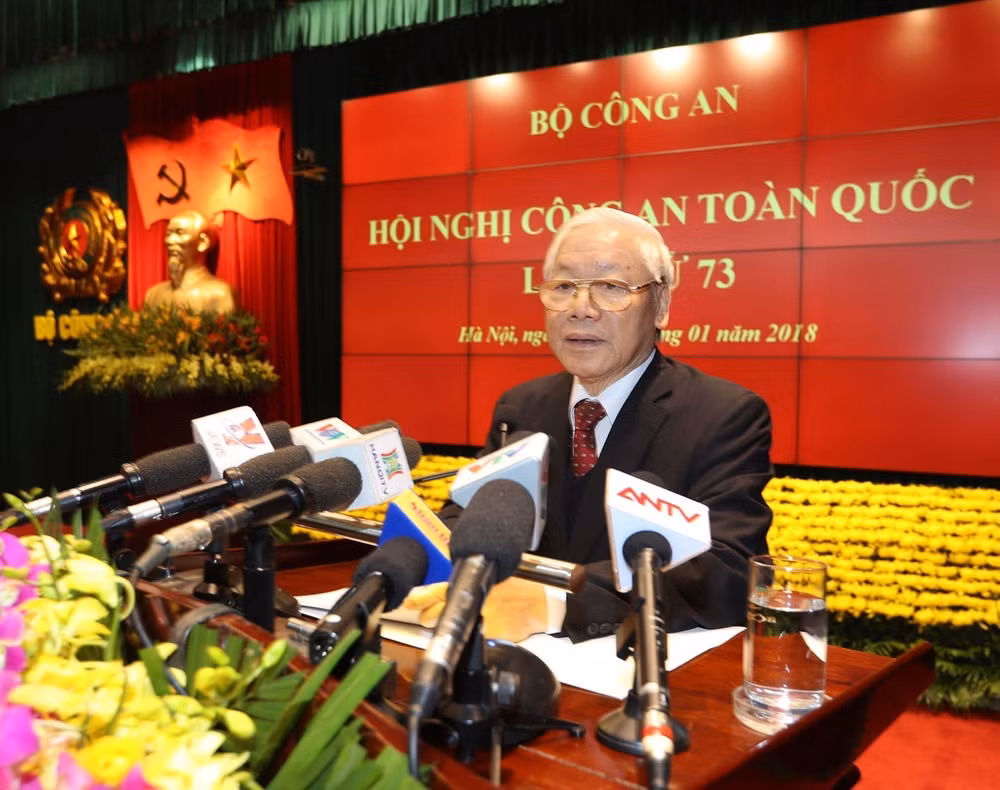Toàn văn phát biểu của Tổng Bí thư tại Hội nghị Công an toàn quốc ảnh 1