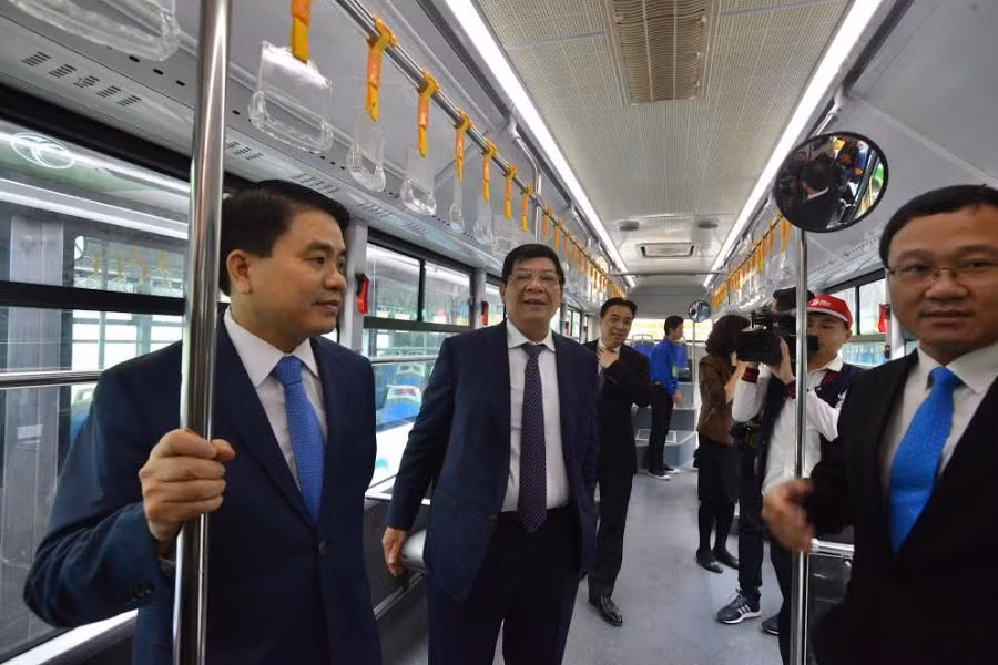 Hà Nội chính thức vận hành tuyến xe buýt nhanh BRT đầu tiên ảnh 2