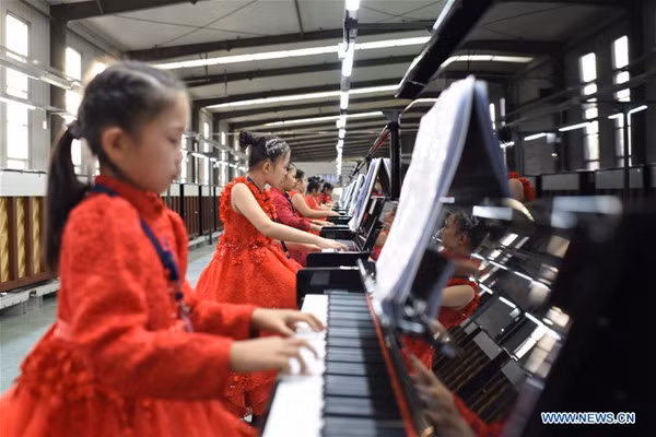 Kỷ lục Guinness hòa nhạc: 639 người chơi 666 chiếc đàn piano cùng lúc ảnh 1