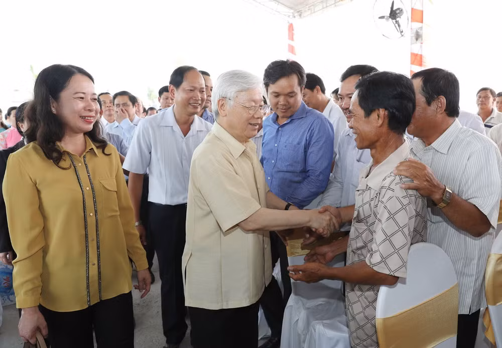 Tổng Bí thư Nguyễn Phú Trọng thăm, làm việc tại tỉnh An Giang ảnh 4