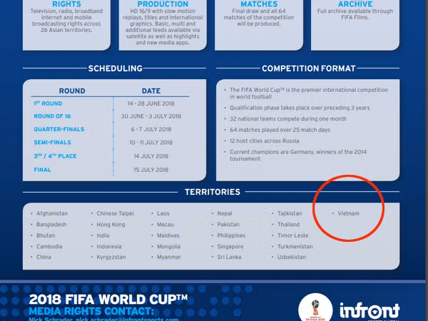 Bản quyền phát sóng World Cup 2018: Vì sao VTV lại lần nữa phủ nhận? ảnh 1