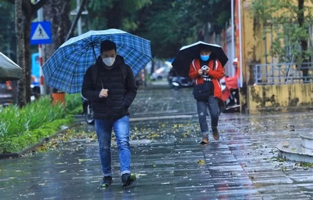 Bắc Bộ và Thủ đô Hà Nội có mưa, trời rét, nhiệt độ thấp nhất 16 độ C ảnh 1