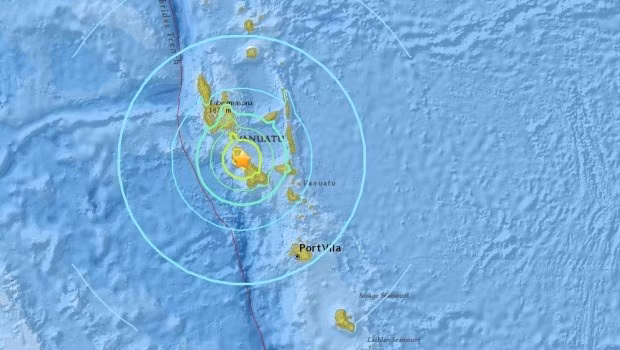 Động đất mạnh 6 độ Richter làm rung chuyển ngoài khơi Vanuatu ảnh 1
