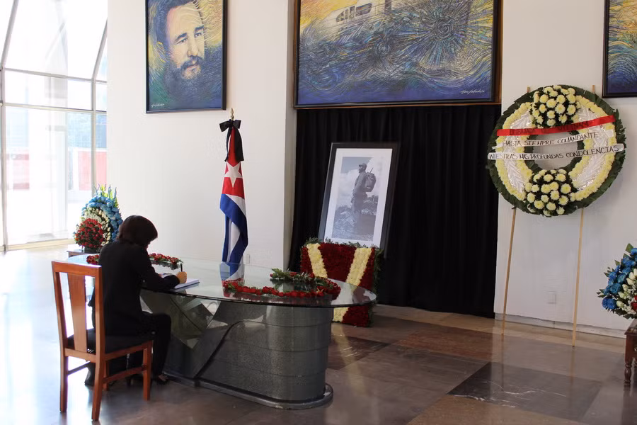 Cộng đồng người Việt tại Mexico tưởng niệm lãnh tụ Cuba Fidel Castro ảnh 1