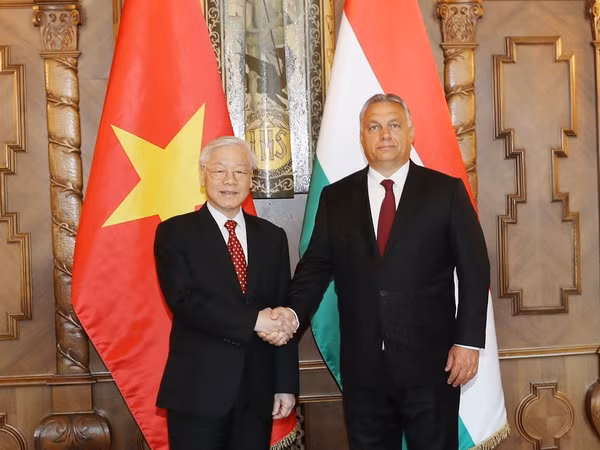 Tổng Bí thư Nguyễn Phú Trọng gửi Điện cảm ơn Thủ tướng Hungary ảnh 1