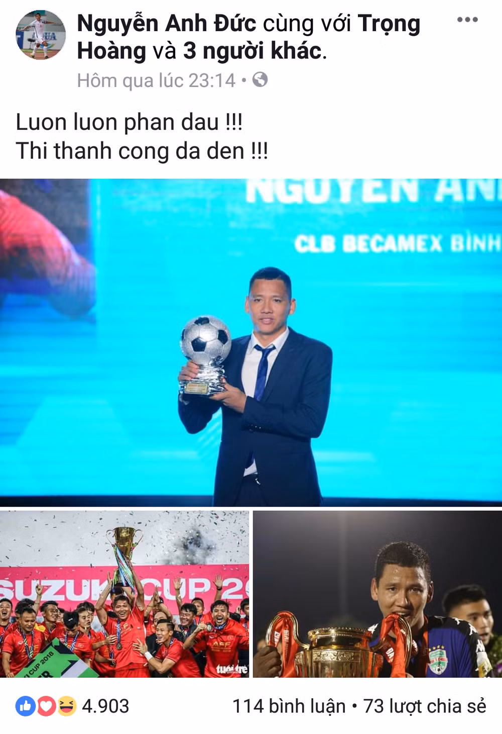 Quang Hải và đồng đội nói gì sau lễ trao giải Quả bóng vàng? ảnh 3