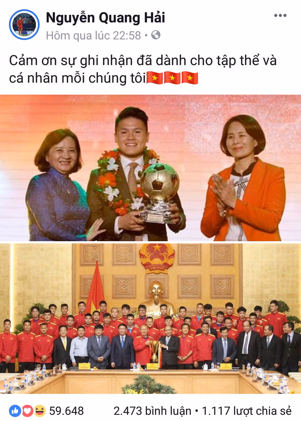 Quang Hải và đồng đội nói gì sau lễ trao giải Quả bóng vàng? ảnh 2