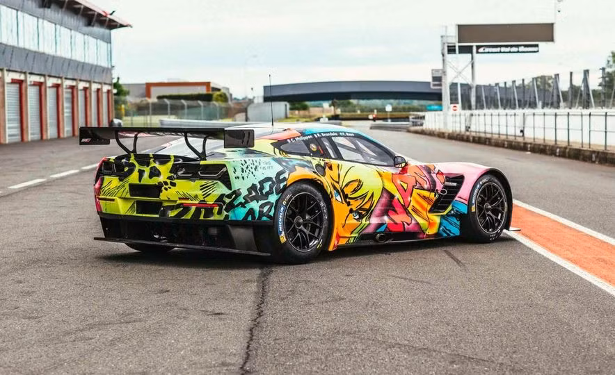Chevrolet Corvette C7.R độc đáo với “dàn áo” tự phát sáng ảnh 3
