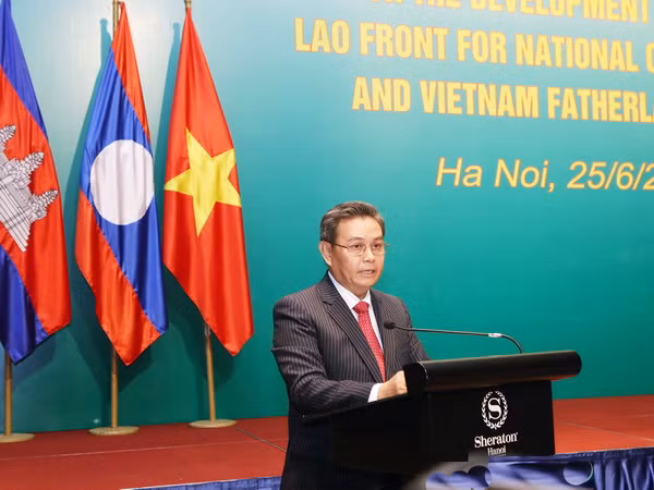 Hội nghị Chủ tịch Mặt trận ba nước Campuchia-Lào-Việt Nam lần thứ 3 ảnh 3