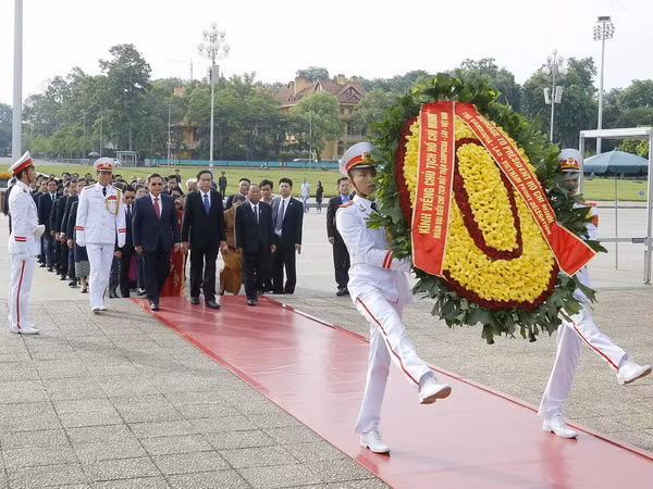 Hội nghị Chủ tịch Mặt trận ba nước Campuchia-Lào-Việt Nam lần thứ 3 ảnh 5