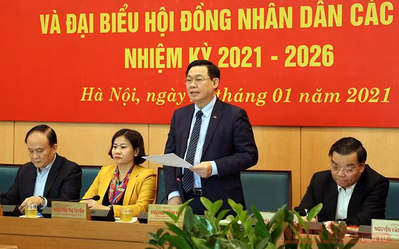 Hà Nội lập 15 Đoàn công tác chỉ đạo bầu cử Quốc hội và HĐND các cấp ảnh 1