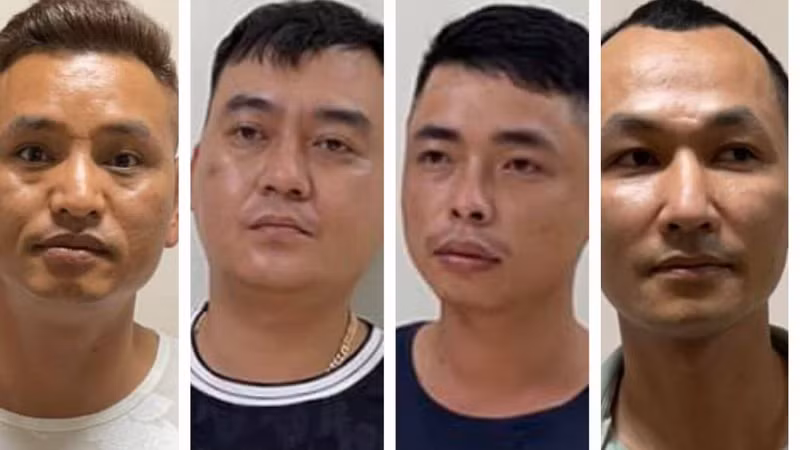 Bắt nhóm cưỡng đoạt tiền khách đi xe cao tốc Hà Nội-Bắc Giang. ảnh 1