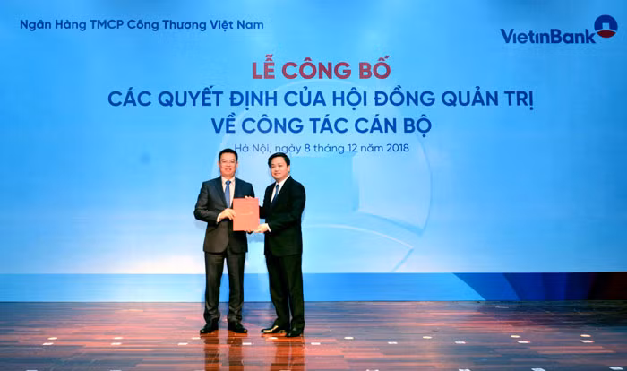 VietinBank bổ nhiệm Tổng Giám đốc và các nhân sự cấp cao ảnh 1