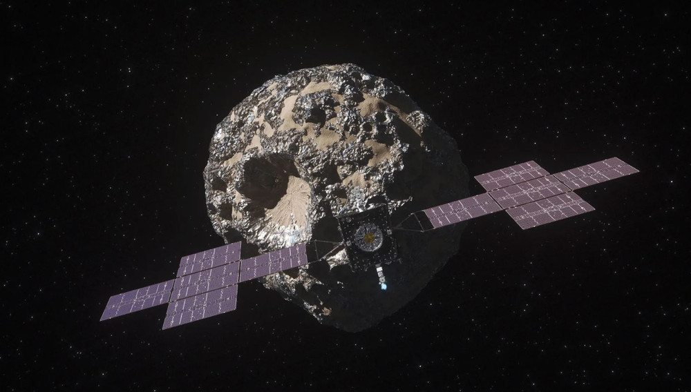 NASA phóng tàu vũ trụ nghiên cứu Tiểu hành tinh Psyche giàu kim loại |  Vietnam+ (VietnamPlus)