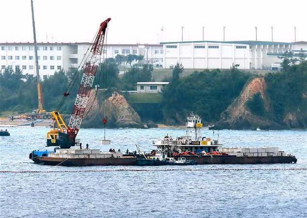 Chính phủ Nhật Bản bắt đầu di chuyển căn cứ Mỹ tại Okinawa ảnh 1