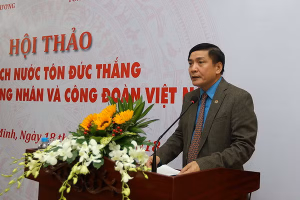 Chủ tịch Tôn Đức Thắng với giai cấp công nhân và Công đoàn Việt Nam ảnh 1