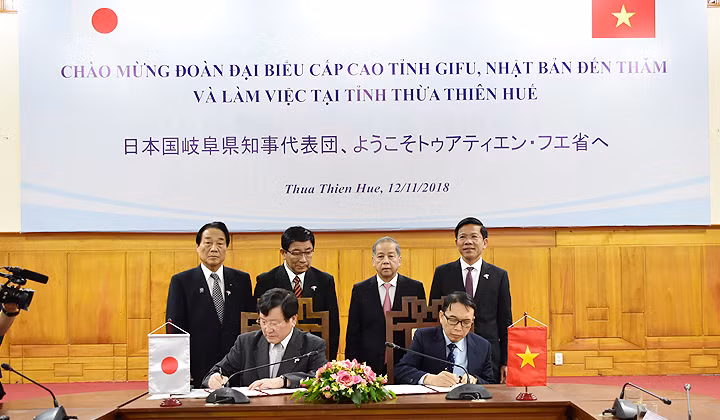 Thúc đẩy quan hệ hợp tác giữa Thừa Thiên-Huế và tỉnh Gifu của Nhật ảnh 1