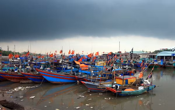Huyện đảo Bạch Long Vĩ đã có gió cấp 6, cấp 7 và sóng lớn ảnh 1