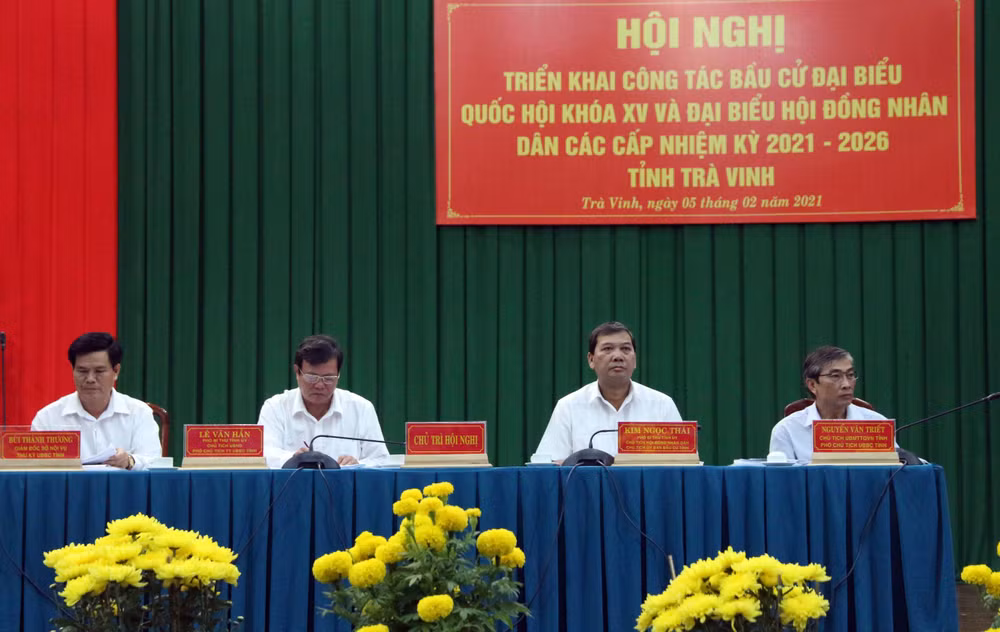 Trà Vinh triển khai công tác bầu cử Quốc hội và HĐND các cấp ảnh 1