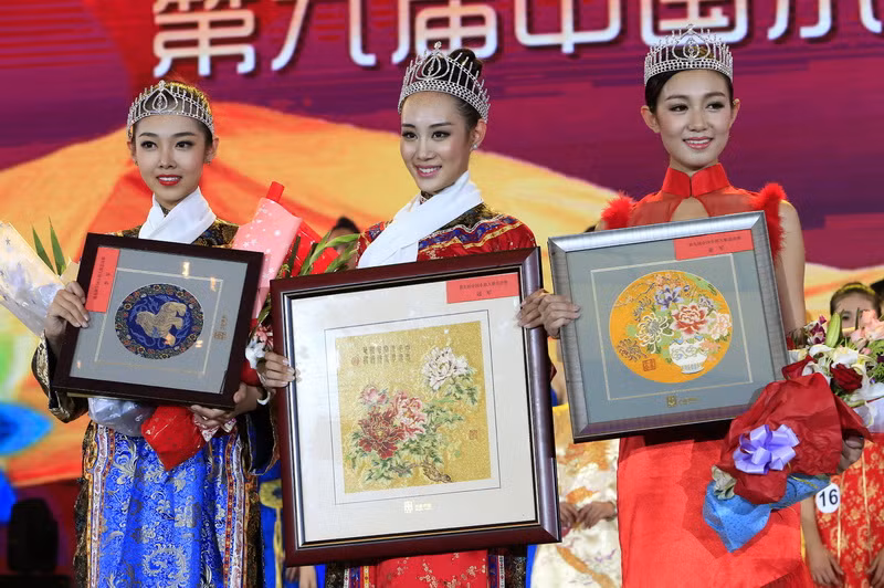 [Photo] Cuộc thi chung kết Hoa hậu Trung Quốc lần thứ 9 ảnh 3